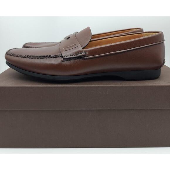 Church's English Shoes Men's Karl Leather Penny Loafers Burnt Natural 9 US - Picture 4 of 16